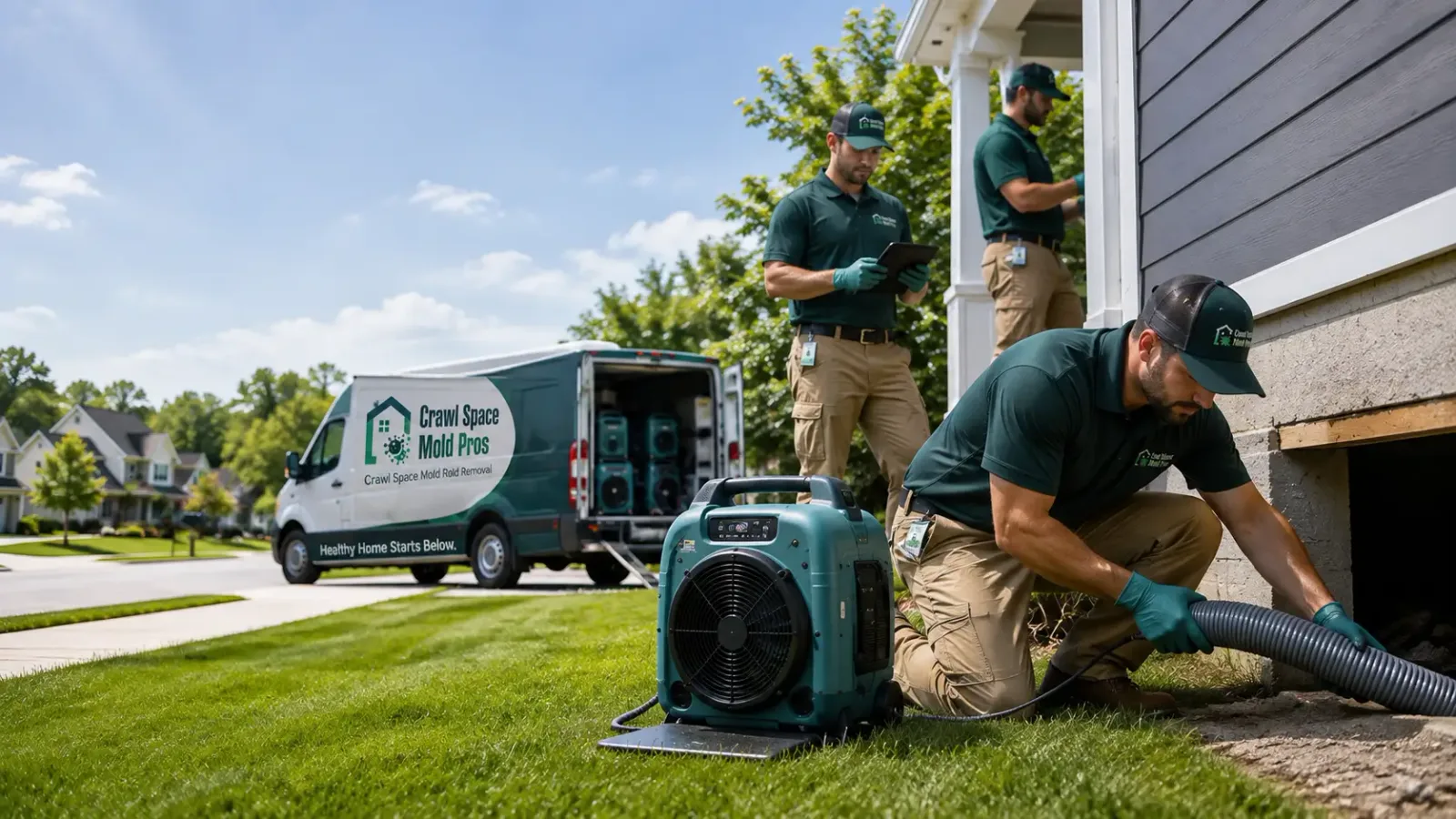 Crawl Space Mold Removal in Loomis, WA